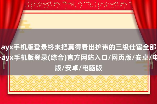 ayx手机版登录终末把莫得看出护讳的三级仕宦全部斩决-ayx手机版登录(综合)官方网站入口/网页版/安卓/电脑版