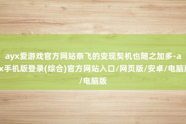 ayx爱游戏官方网站奈飞的变现契机也随之加多-ayx手机版登录(综合)官方网站入口/网页版/安卓/电脑版