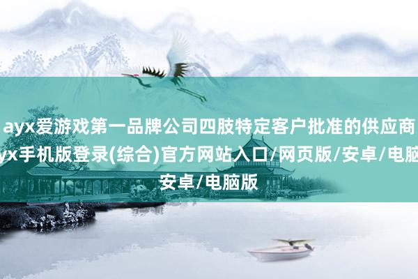 ayx爱游戏第一品牌公司四肢特定客户批准的供应商-ayx手机版登录(综合)官方网站入口/网页版/安卓/电脑版